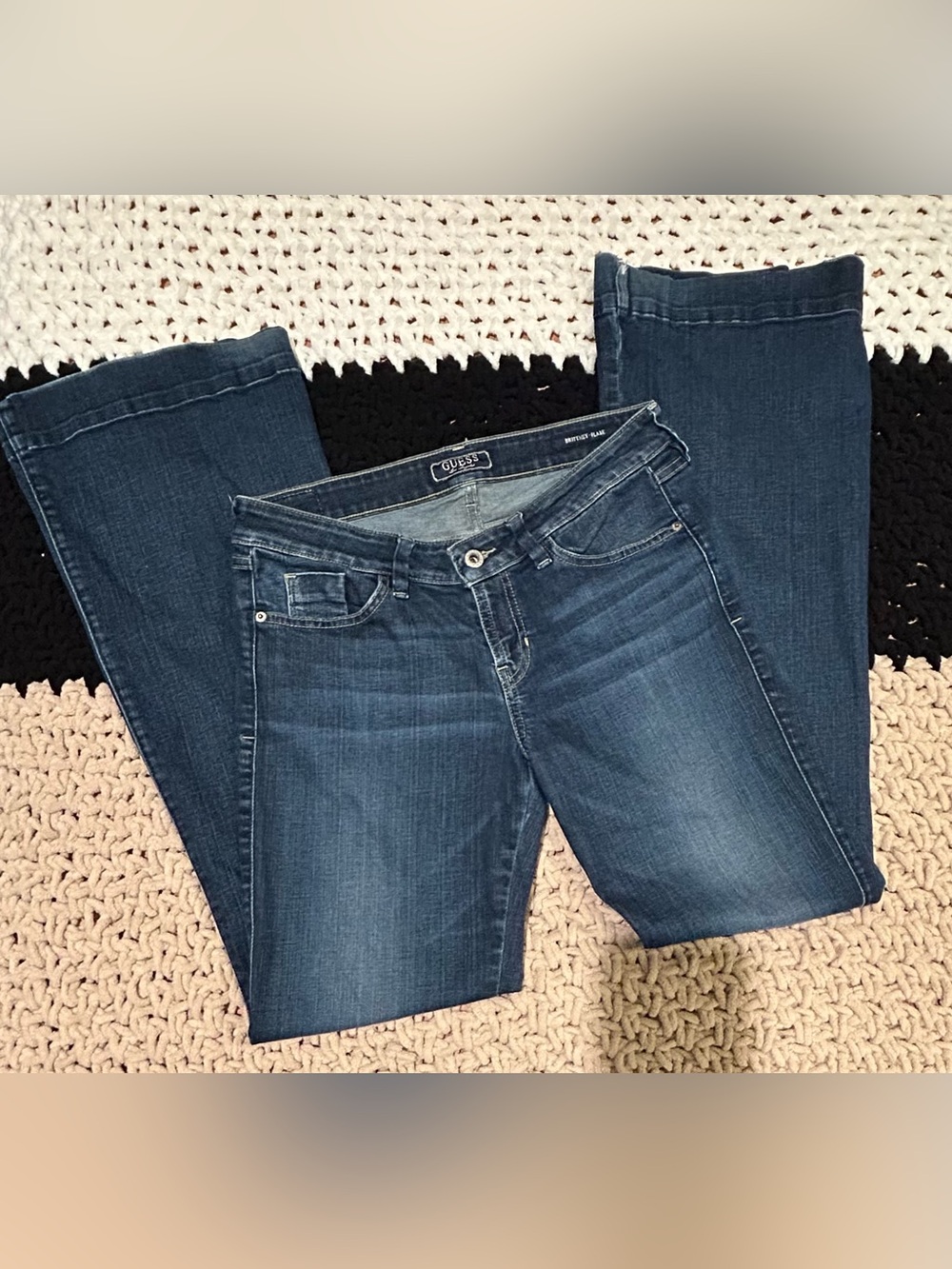 GUESS Women's Dark Blue Boot Cut Jeans